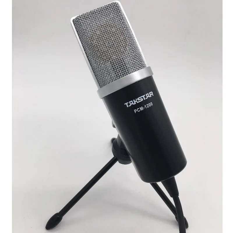 Takstar PCM-1200 компьютерный и сотовый телефон Сетевой караоке микрофон сетевой чат