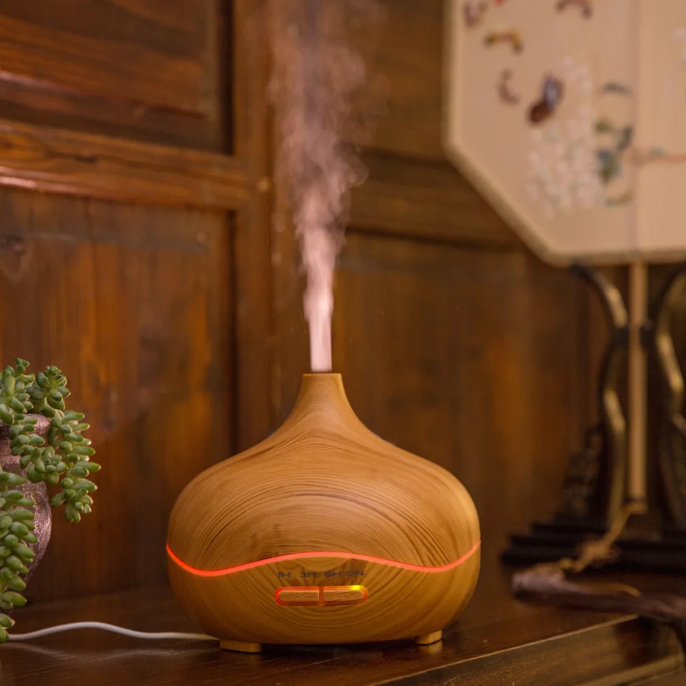 

300ML Essential Oil Aroma Diffuser Night Light Time Setting Aromatherapy Machine Ultrasonic Air Humidifier Large Fog Mist Maker