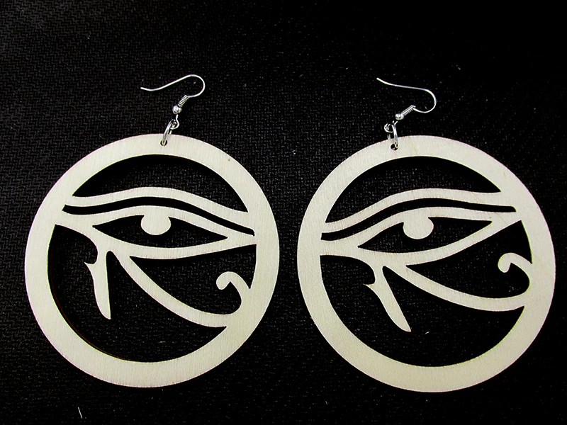 5 пар/лот 3 дюймовые деревянные серьги со сглаза|earrings earring|earrings eyesearrings wood |