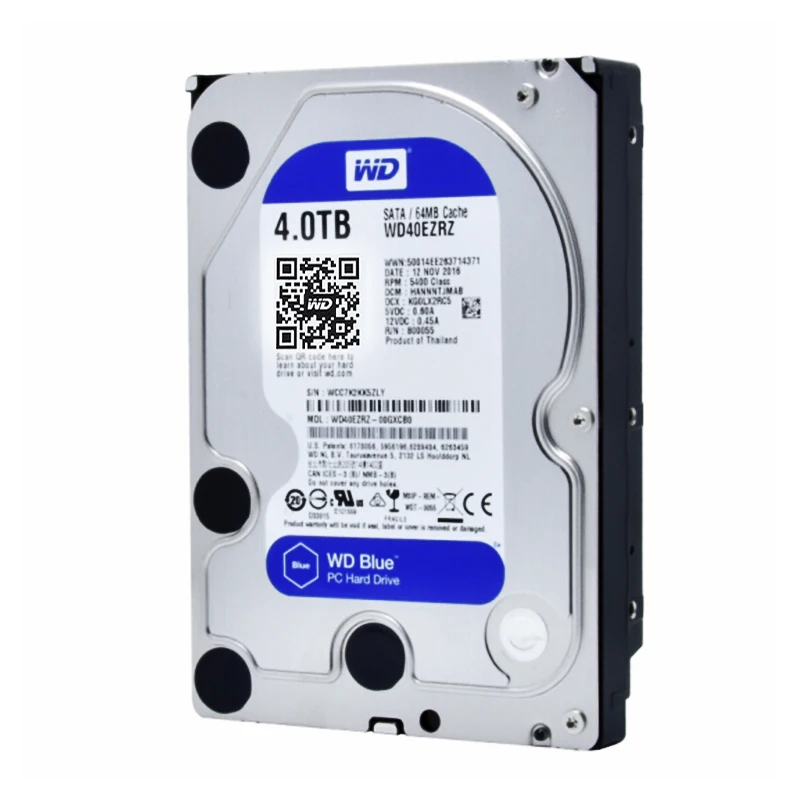 Внутренний жесткий диск Western Digital 4 ТБ Sata 3 5 '' для настольных ПК | Компьютеры и