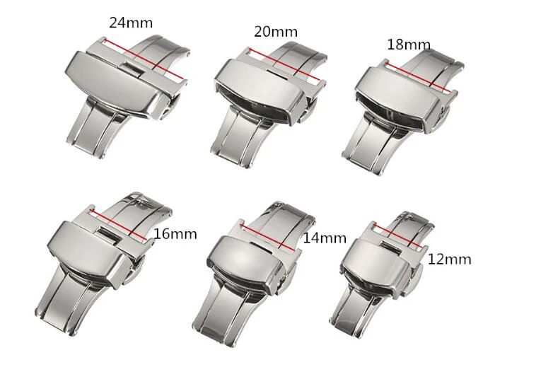 Скрытая Пряжка для кожаного ремешка часов скрытая застежка браслета из