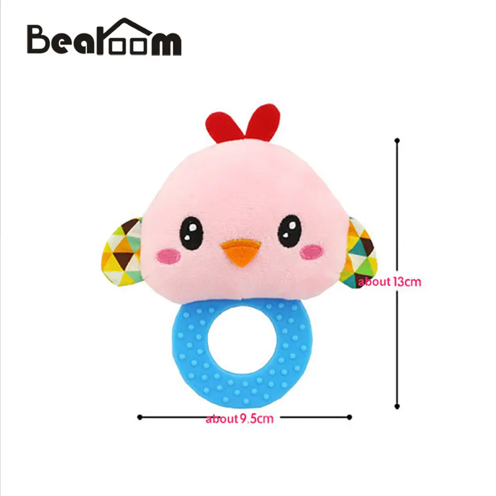 Bearoom милые детские погремушки мобили мягкие игрушки-Прорезыватели в виде