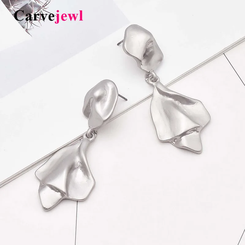 Серьги-капельки Carvejewl металлические серьги в стиле хип-хоп | Украшения и
