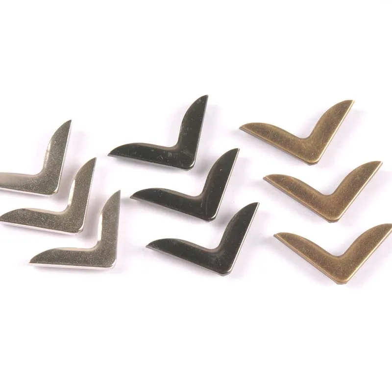 Бронзовые/Серебристые/серые металлические уголки для книг Скрапбукинг