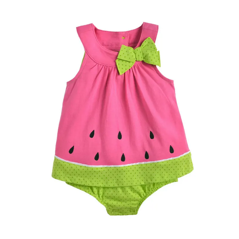 2018 платье для маленьких девочек летний стильный комбинезон с цветочным принтом