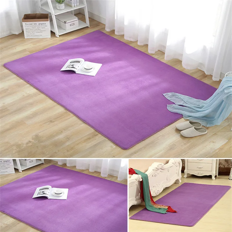 Высококачественный бархатный коралловый короткошерстный ковер напольный