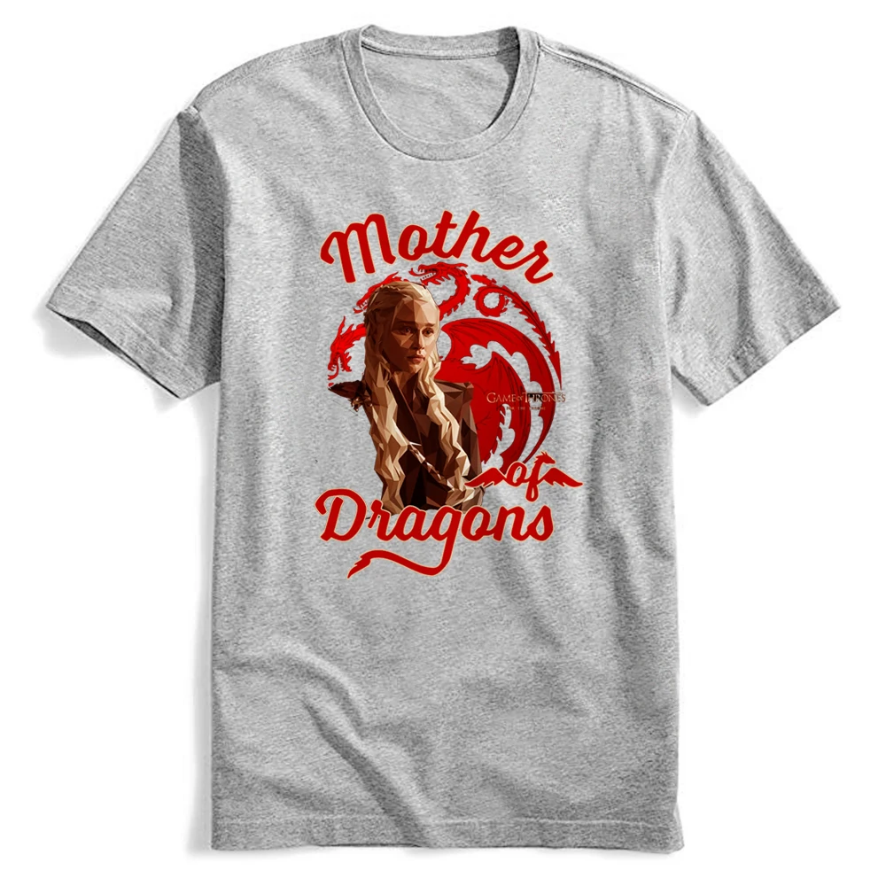 New Vintage Style Daenerys Targaryen Mother Of Dragons Dragon Fire TShirt Winterfell Womens T Shirt GOT Fans Gift Tee T-shirt | Женская