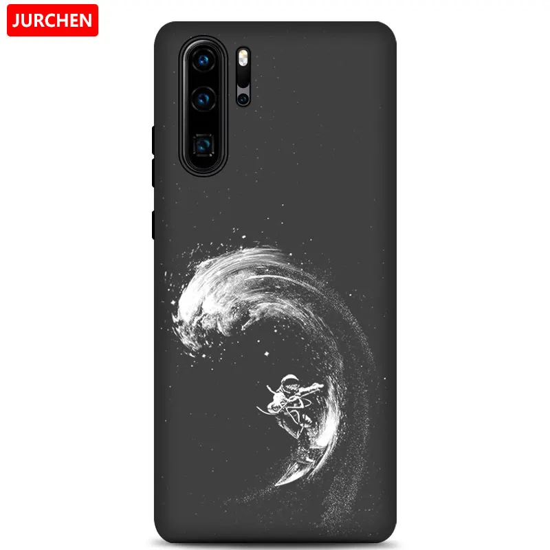 4 Чехол для телефона JURCHEN для huawei P30 Pro, чехол для huawei P30, чехол из ТПУ с рисунком, силиконовая Мягкая задняя крышка для huawei P30 P30Pro, чехол - Цвет: 4