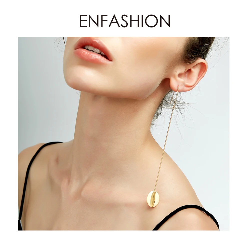 Enfashion длинные серьги-подвески в форме цветка трендовые большие висячие серьги для женщин серьги Модные ювелирные изделия Букле д 'ореиль E5296