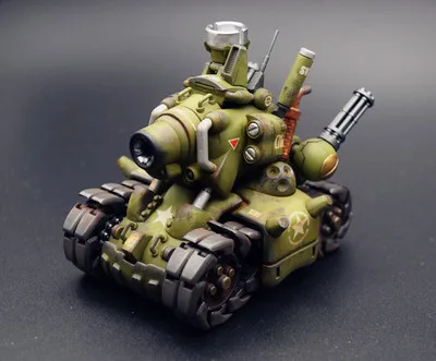 as the picture 8 видов стилей 1/35 видео компьютерная игра металлический Слизняк Танк окрашенный ПК с оружием Мини Милая коллекция Сборная модель игрушки - Цвет: as the picture