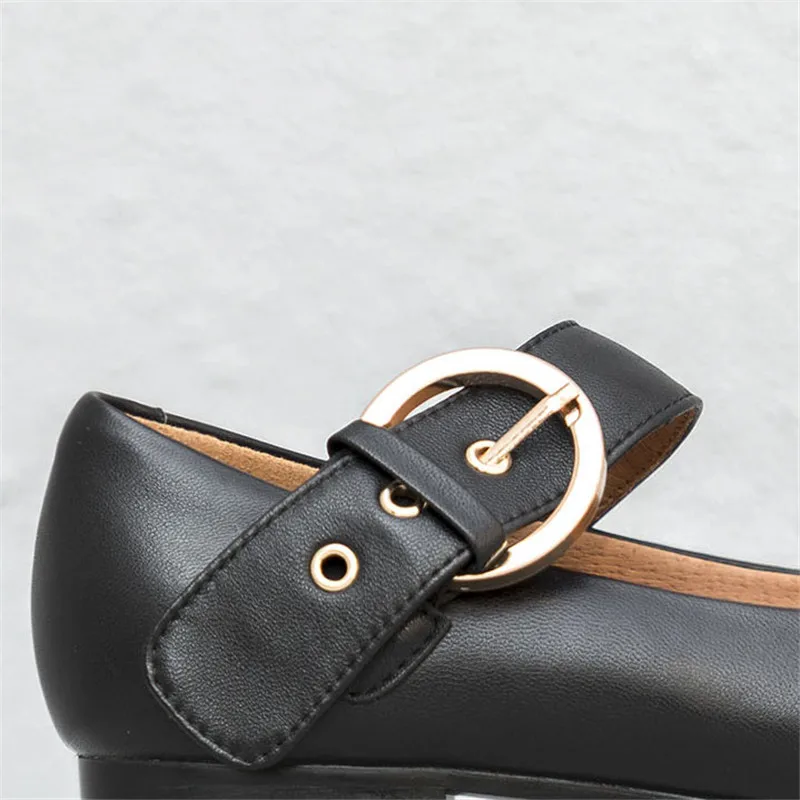 Odetina Luxury Sheep Skin Comfortable Women Flats Fashion Buckle Strap Mary Janes Pointed Toe Casual Shoes Spring Summer | Обувь