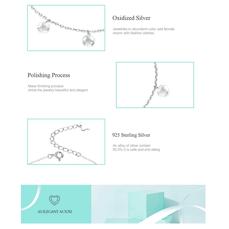 Женский браслет цепочка с фианитами 100%|Гибкие и жесткие браслеты| |