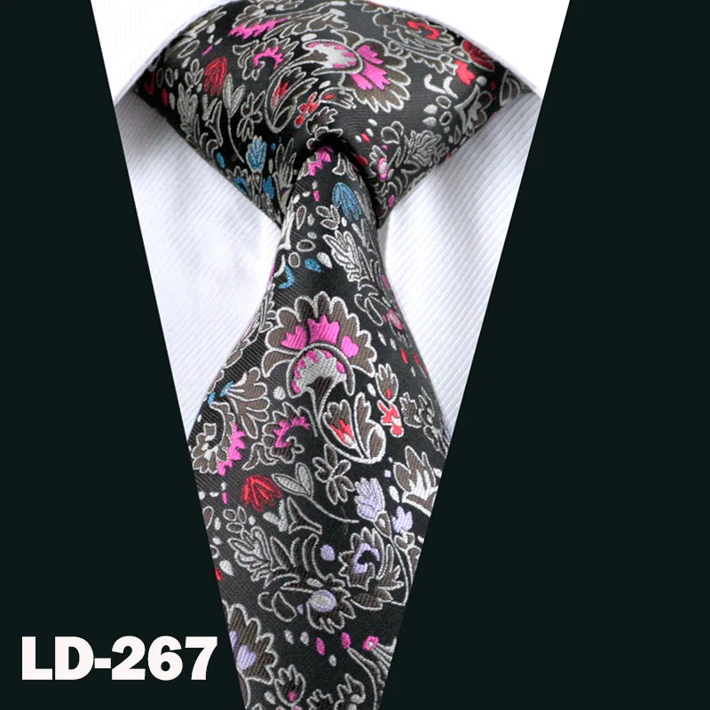 LD-267 29 Colors Classic Red Wedding Ties For Men Gifts Party Fashion Designer Gold Teal Solid Silk Men Neckties 8.5cm Dropshipping Tie - Цвет: LD-267