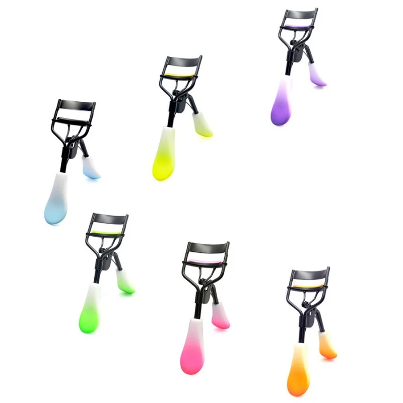 

2019 Silicone Curling Eyelash Tools NEW Gradient Color Eye Lash Curler Eyelash Big Eyes Makeup Kit Easy to Use