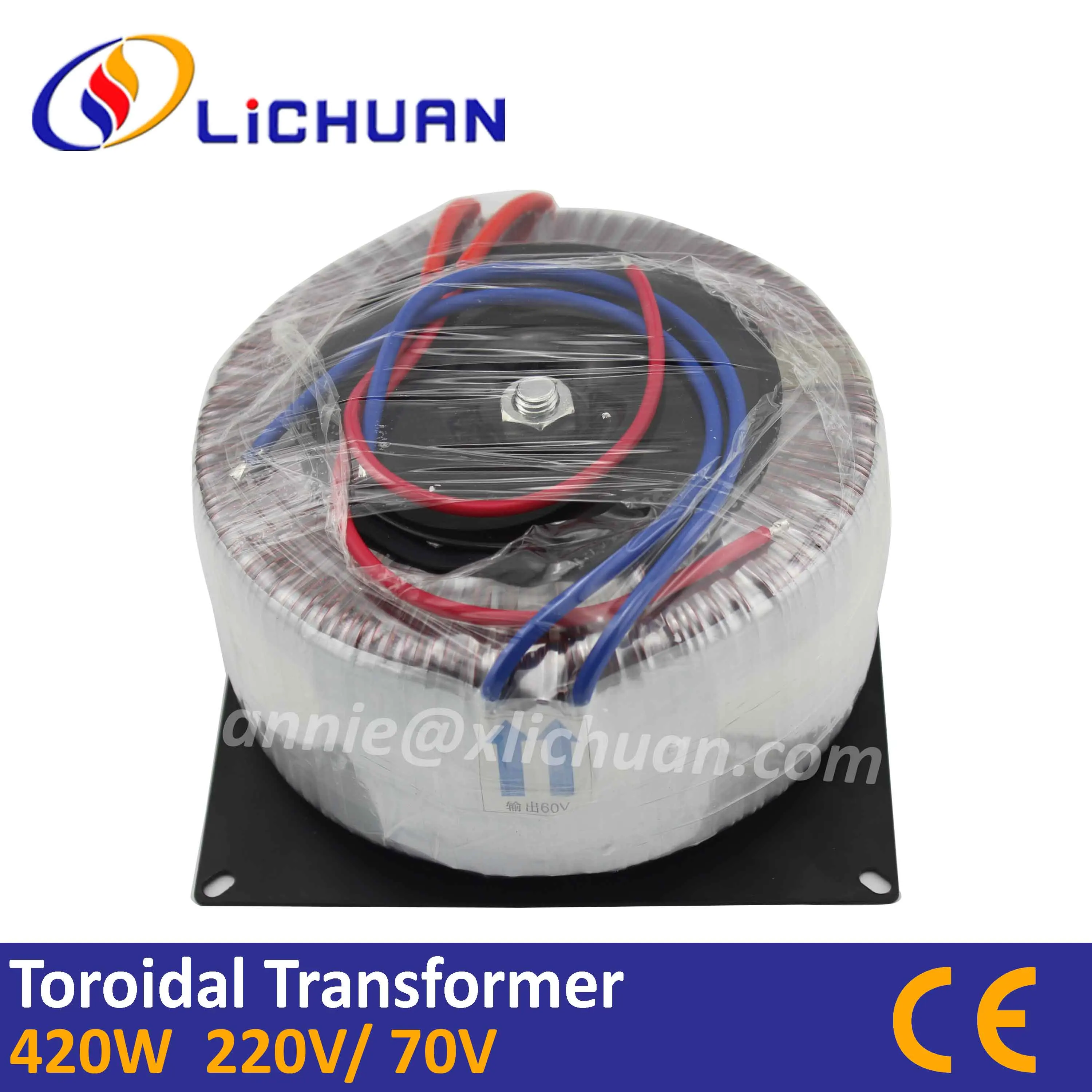 

420W ring transformer AC 220V to 70V 6A Toroidal Transformer for Lichuan hybrid servo motor