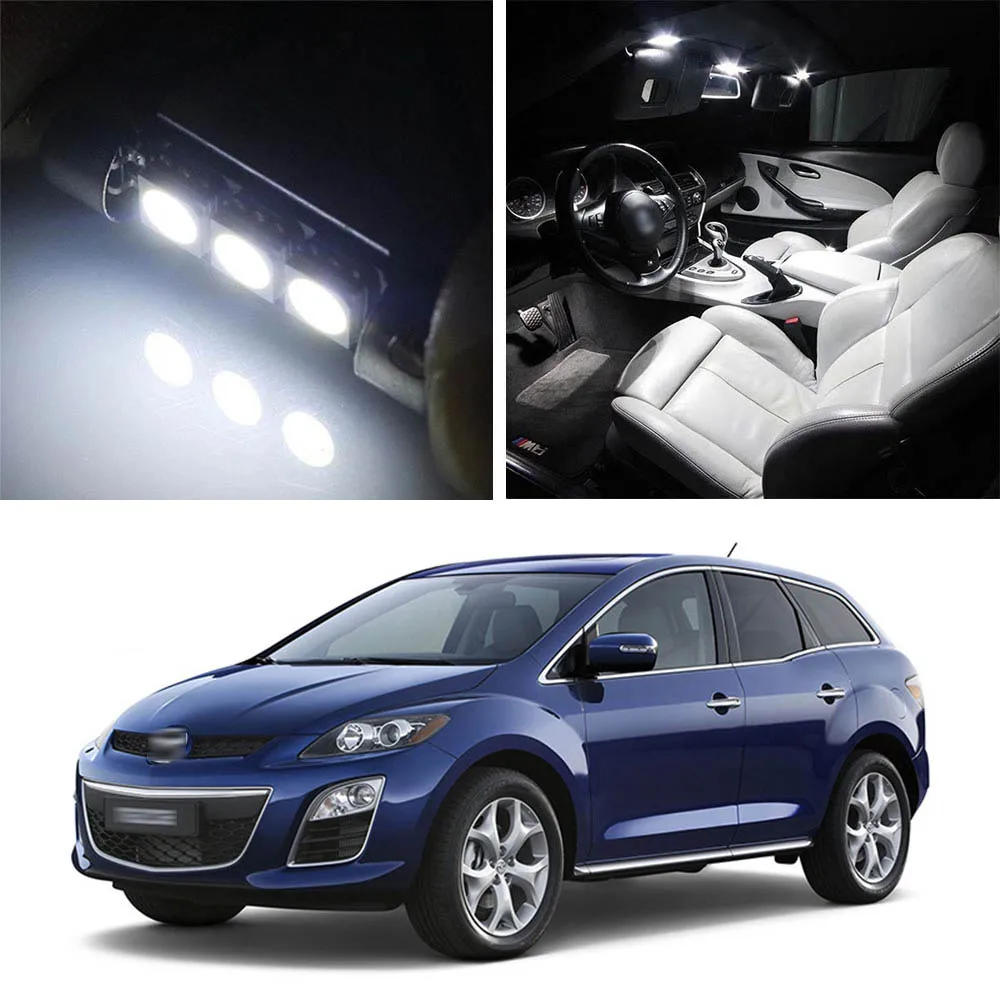 

Canbus LED Lamp Interior Map Dome Trunk Plate Light Bulbs For Mazda CX-7 2007-2012