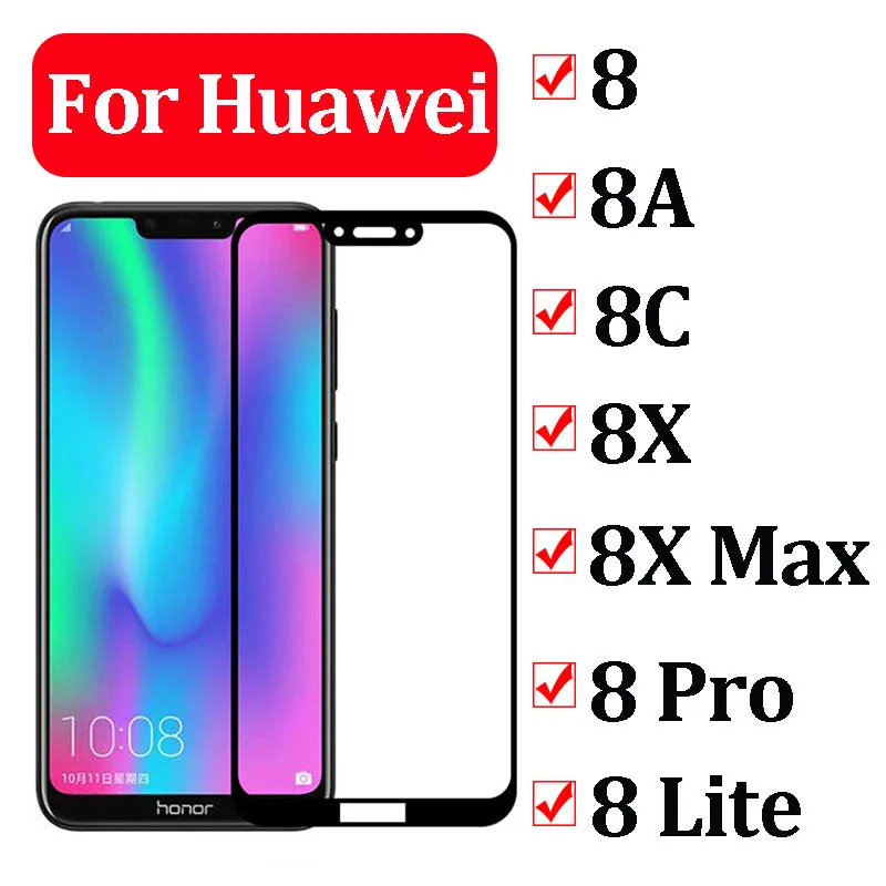 9H закаленное стекло для Huawei Mate 20 Lite pro Защитное экрана Honor 7x8x9 10 lite p20 p10 p30