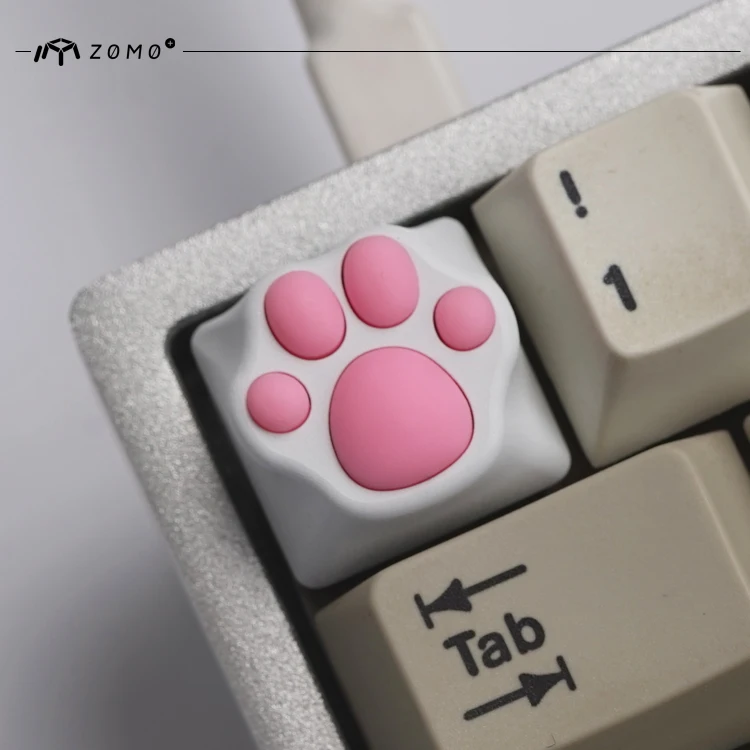 Алюминиевый колпачок ключа ZOMO CAT'S PAW CNC и анодированная алюминиевая основа