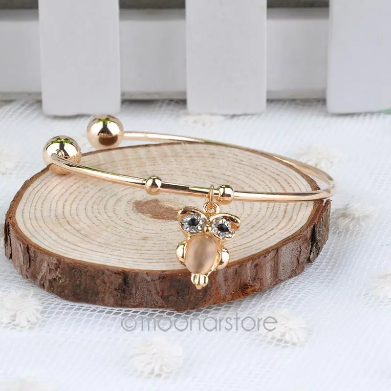 Женские браслеты с подвеской в виде совы винтажные опалом M * MHM596 # M1|bracelets for|bracelets