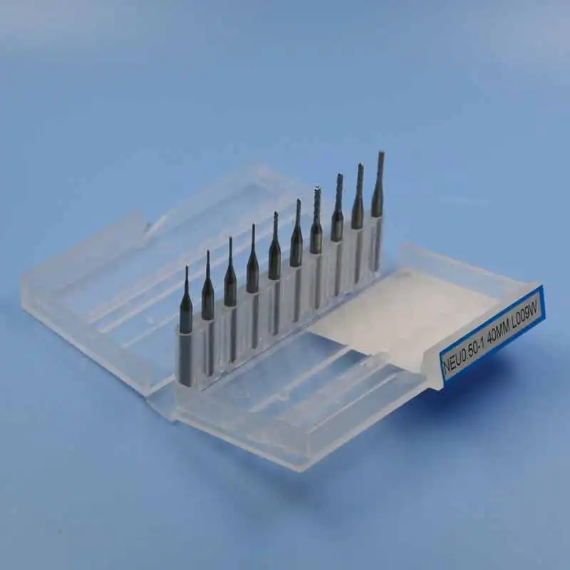 10 шт./компл. серебристые сверла для печатной платы фрезерный станок с ЧПУ