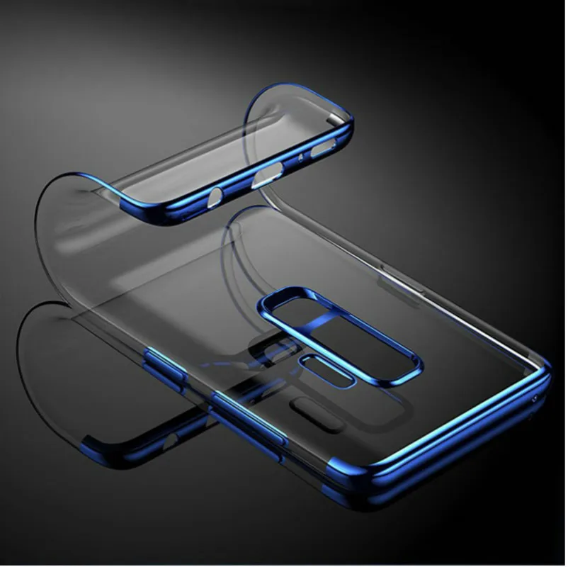 Роскошный чехол для Samsung Galaxy S6 Edge S7 S8 S9Plus Note8 9 Гальваническая защита оболочка