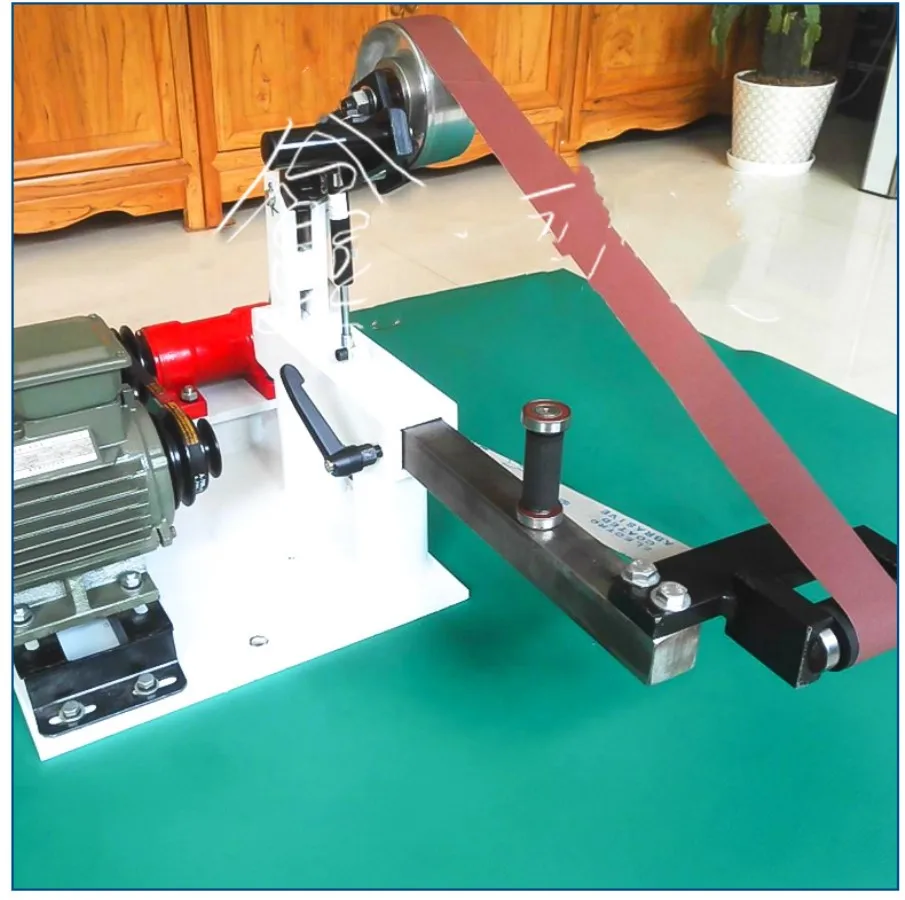 

380V Desktop Belt Grinding Polishing Machine Manufacturer Multifunctional Electric Dual-station Belt Grinding Machine