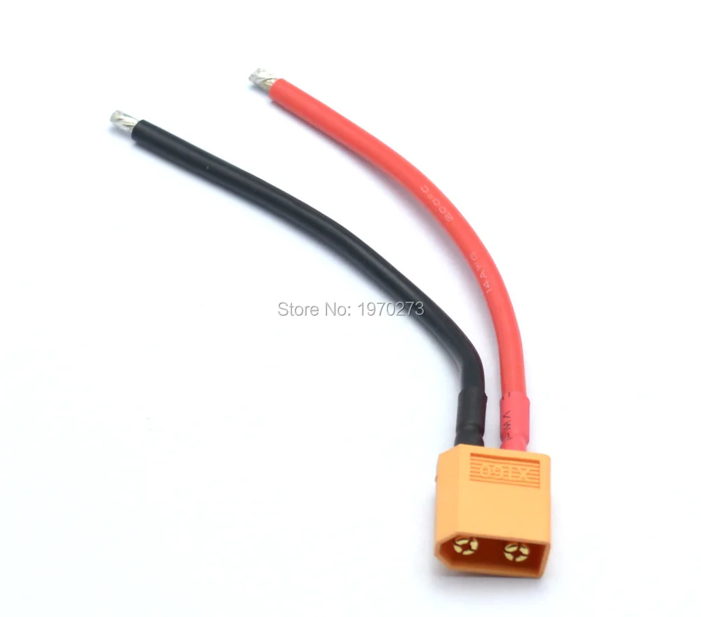 Оптовая цена 1 шт XT60 разъем папа с корпусом 10 см силиконовый провод 14AWG | Игрушки и