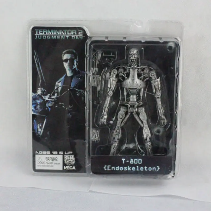 2 Styles The Terminator 18cm ENDOSKELETON Action Figure Robot Toys Collective With Box |