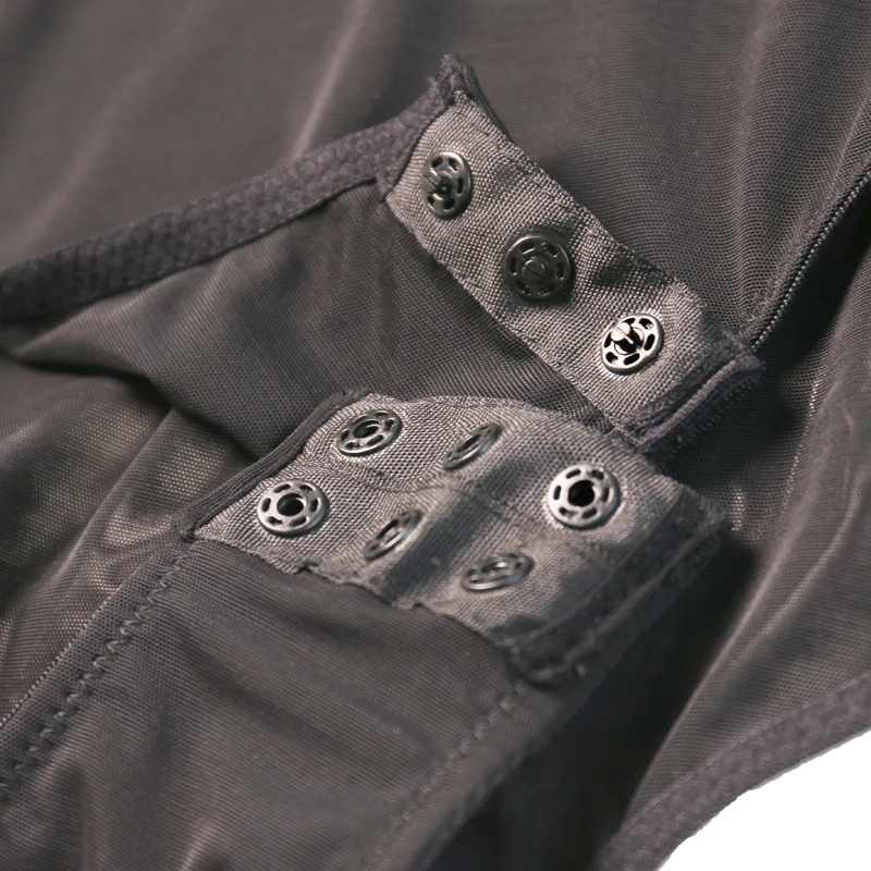 Пикантные для женщин Корректирующие боди стринги сетчатые комбинезоны с длинным