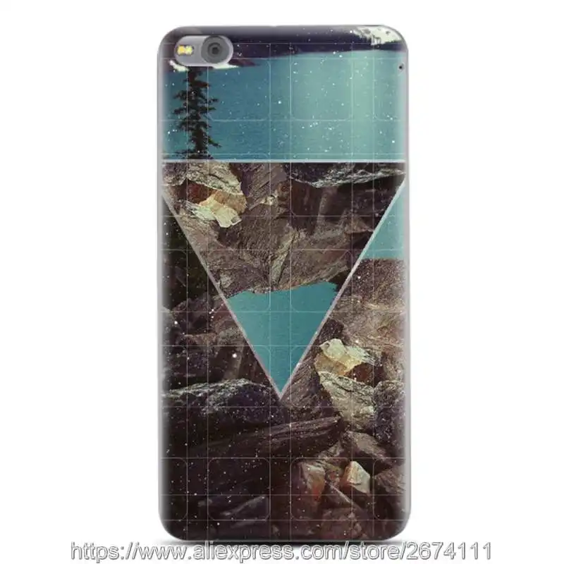 Crystal plastic Transparent Side Painting Flexible Hard Case For HTC One X9 Back Shell Covers Cases |