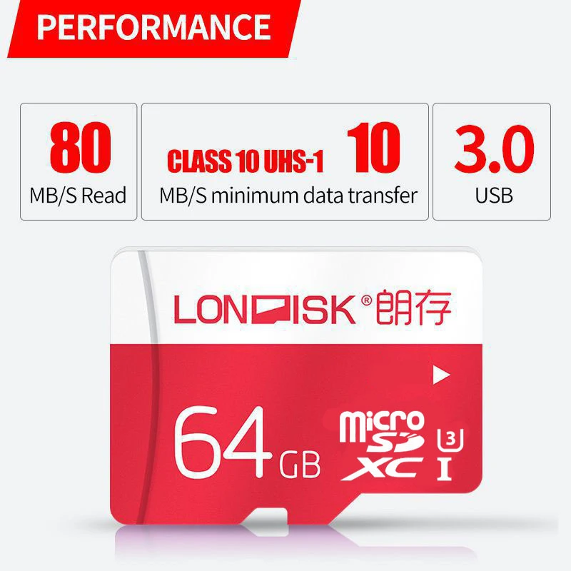 Londisk Карта Micro Sd 16 ГБ 32 64 128 UHS 3 Class10 Памяти карты Флэш Карты Microsd TF для смартфона