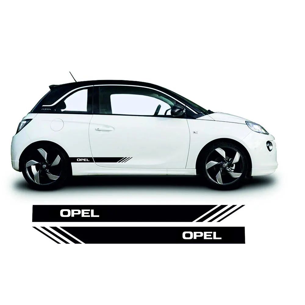 2 шт. для vauxhall opel виниловые боковые полосы пара slam наклейки графические T