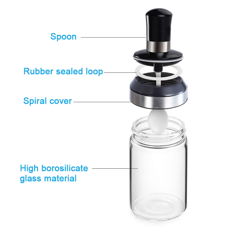 Горячая 1 шт. 250 мл стеклянный контейнер для приправы дозатор меда масла бутылка