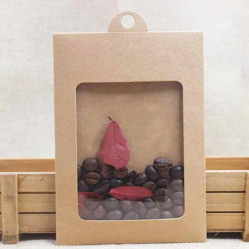 13.9x10cmkraft 20 шт крафт/черный/розовый сувениры/подарок/конфеты пакет и дисплей кронштейн на окно коробка DIY свадебная открытка/конфеты faovrs шоу чехол - Цвет: 13.9x10cmkraft