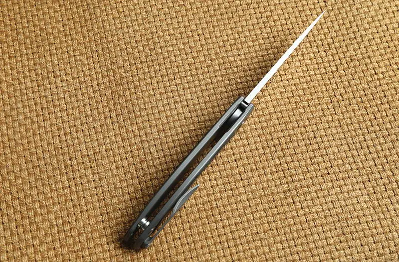 Зеленый шип F95 Флиппер тактический складной нож KVT система D2 лезвие Титан+ CF ручка Открытый кемпинг охотничьи ножи EDC инструменты