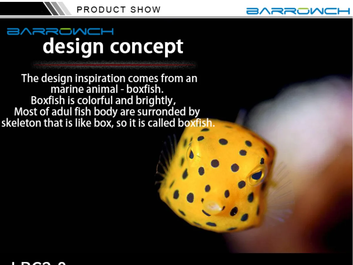 Barrowch FBRE1-200P, BoxFish резервуары, LRC 2,0, POM квадратные умные цифровые резервуары, температура в реальном времени