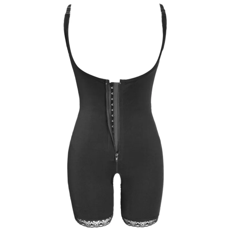 

Plus Size 5XL Latex Women's Body Shaper Post Liposuction Girdle Clip Zip Bodysuit Vest Waist Shaper Reductoras Shapewear