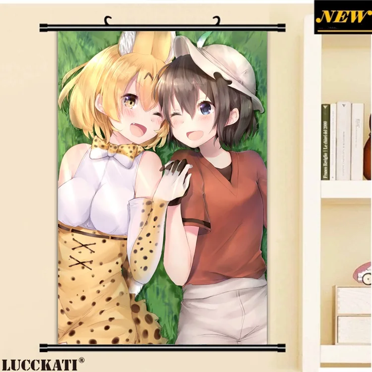 40X60 см друзья-зверушки игры животные уши хвост сексуальная лоли мультфильм аниме искусство стены картина роспись прокрутки ткань холст живопись плакат - Цвет: I