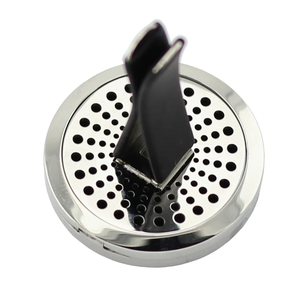 5PCS High Quality Stainless Steel 2Style Maple Leaf Car Perfume Locket Pendant 30MM Aromatherapy Clip WithPad | Украшения и