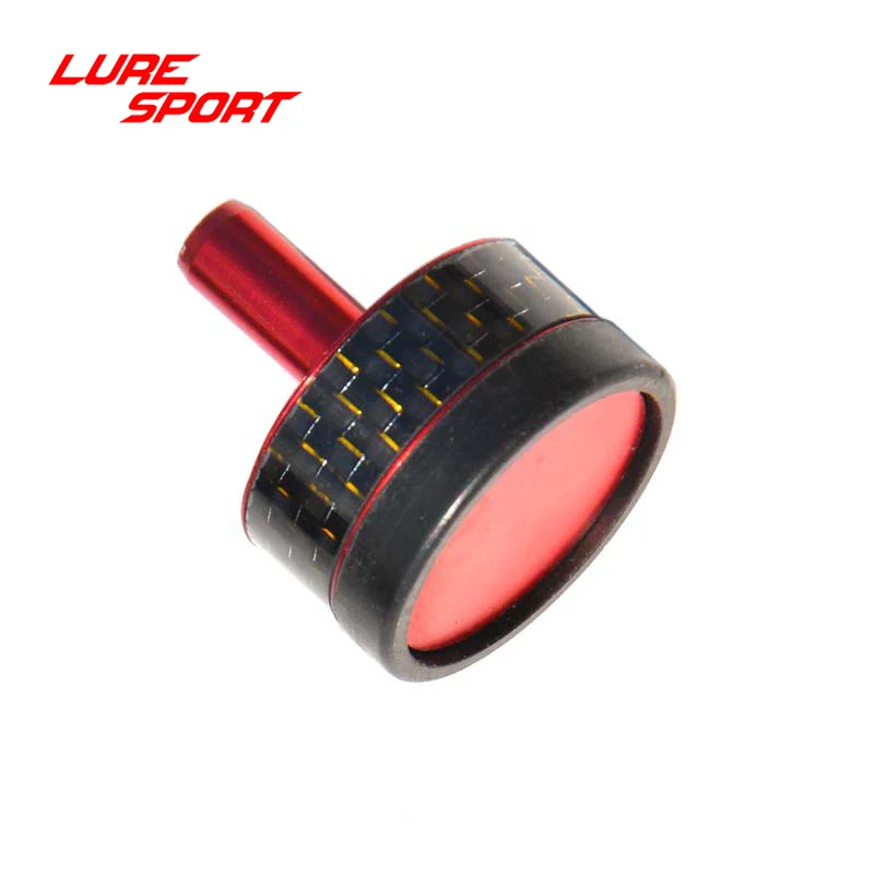 LureSport 2 шт. Торцевая крышка тканая углеродная трубка резиновая алюминиевая Стыковая Удочка строительный компонент для ремонта удочки DIY аксессуар - Цвет: Red Top OD6.8mm