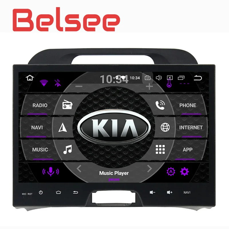 Автомагнитола Belsee для Kia Sportage стерео система на Android 8 Восьмиядерный процессор 4 Гб