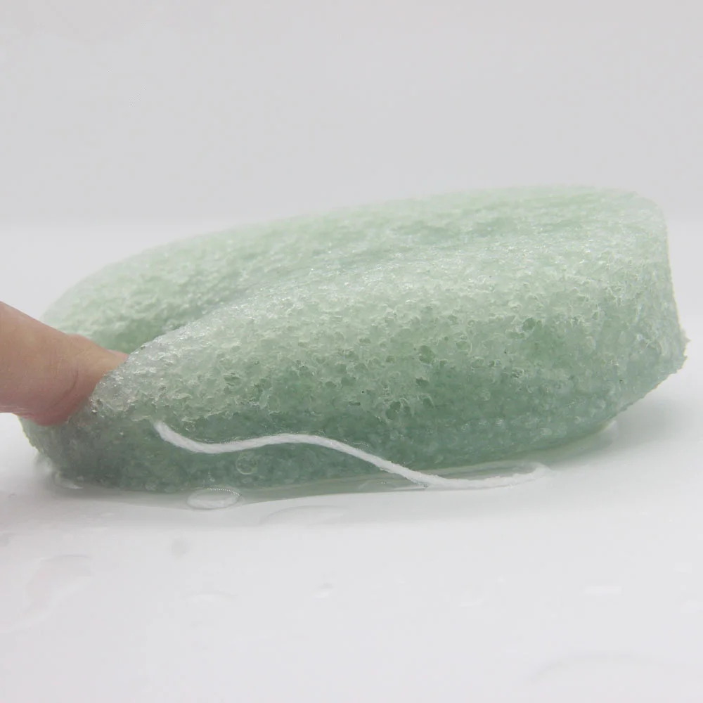 1 шт. цветная губка для лица Konjac макияжа косметическая с буфами эллипс купания