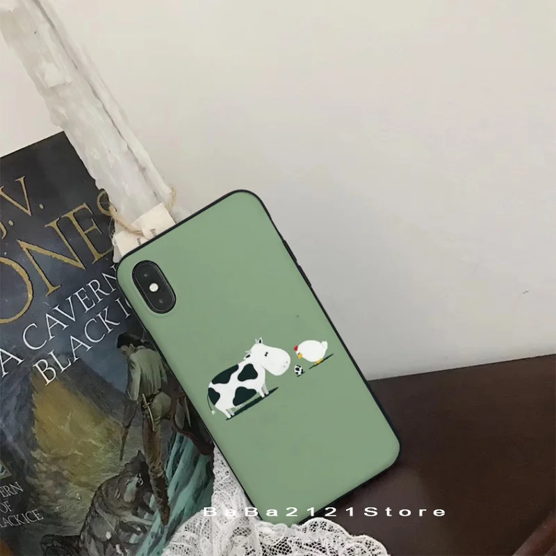 A15 Babaite корова Высокое качество Классический чехол для телефона для iPhone X XS XR XSMax 6 6S 7 7plus 8 8Plus Xs 5 5S SE 5c11 11pro 11promax - Цвет: A15