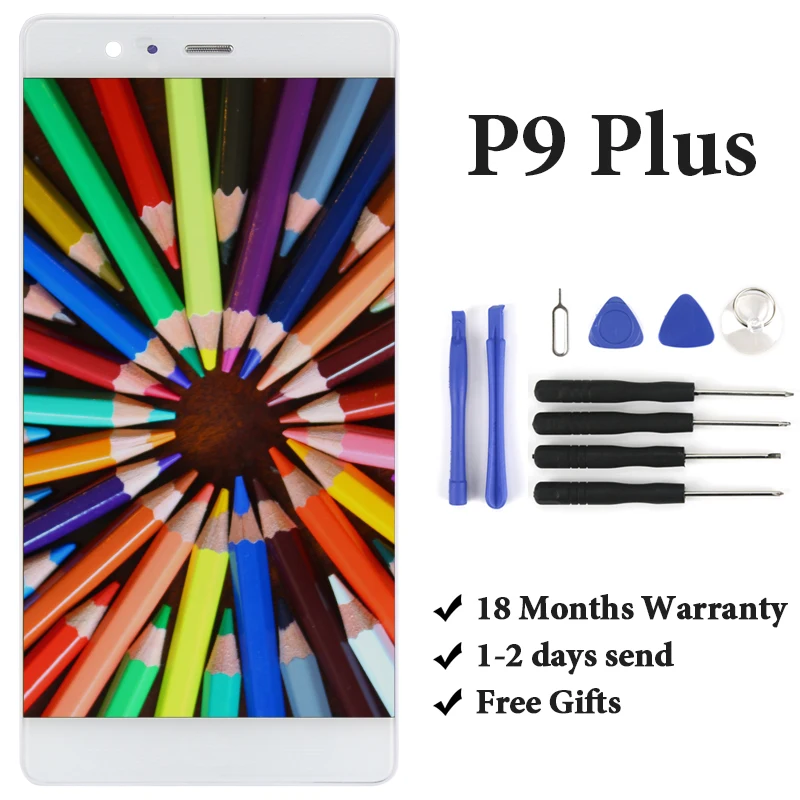 1 шт. Новый 5 &quotСменный ЖК-дисплей для HUAWEI P9 Plus VIE-L09 100% протестированный дисплей