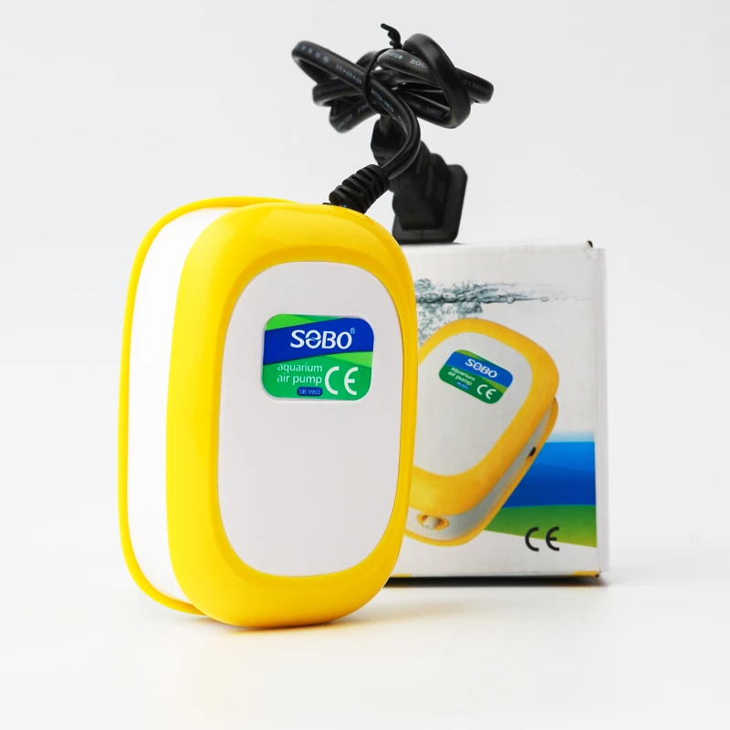SOBO SB 9903 мини бесшумный воздушный насос для аквариума увеличение содержания