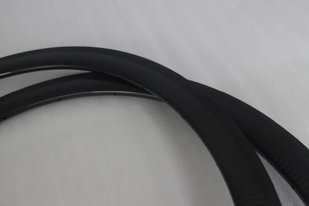 38MM depth 20/24 3K Twill glossy road bicycle carbon rims front 20 rear 24 holes clincher tire type 23mm width for carbone wheel | Спорт и