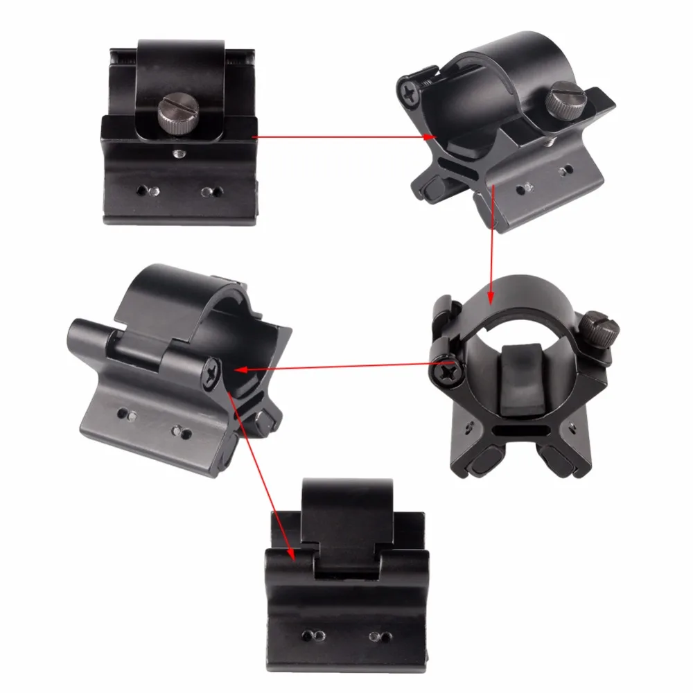 Strong Magnetic X Weapon Mount for 1&quot Inch Flashlights Torch Bracket Scope Gun Hunting Accessory 2-0044 | Спорт и развлечения