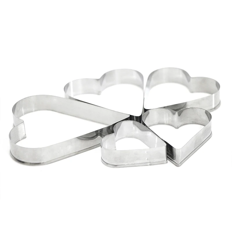 5 шт./компл. форма для торта в форме сердца виде решетки инструменты выпечки|pastry