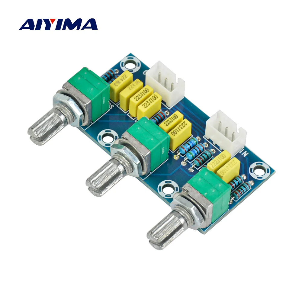 Пассивная тоновая плата AIYIMA Hi Fi басовая Тройная Регулировка громкости