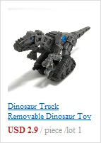 Для Dinotrux динозавр грузовик съемный динозавр игрушечный автомобиль Mini модели Новые детские подарки игрушки модели динозваров мини-игрушки для детей